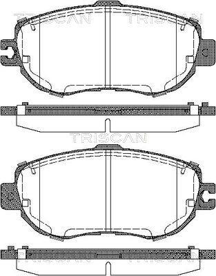 AUTO DELTA DP061 - Тормозные колодки, дисковые, комплект autospares.lv