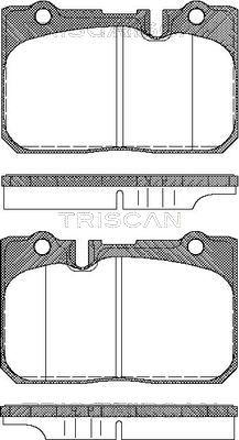 BOSCH 0 986 AB2 055 - Тормозные колодки, дисковые, комплект autospares.lv