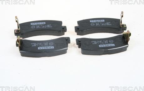 Triscan 8110 13172 - Тормозные колодки, дисковые, комплект autospares.lv