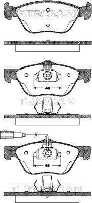 Triscan 8110 12010 - Тормозные колодки, дисковые, комплект autospares.lv