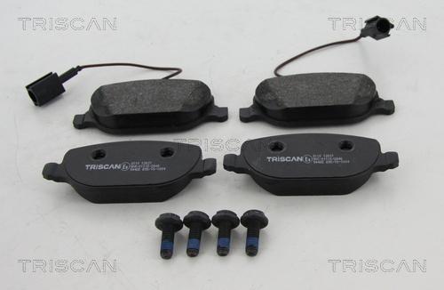 Triscan 8110 12021 - Тормозные колодки, дисковые, комплект autospares.lv