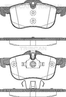 Triscan 8110 17010 - Тормозные колодки, дисковые, комплект autospares.lv