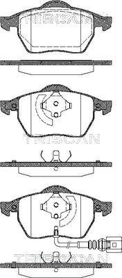 Triscan 8110 29040 - Тормозные колодки, дисковые, комплект autospares.lv