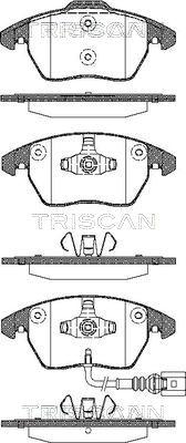 Triscan 8110 29051 - Тормозные колодки, дисковые, комплект autospares.lv