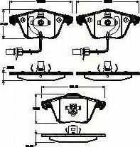 Triscan 8110 29058 - Тормозные колодки, дисковые, комплект autospares.lv