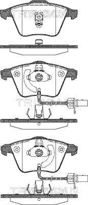 Triscan 8110 29053 - Тормозные колодки, дисковые, комплект autospares.lv