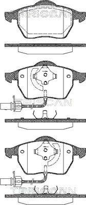 Triscan 8110 29016 - Тормозные колодки, дисковые, комплект autospares.lv