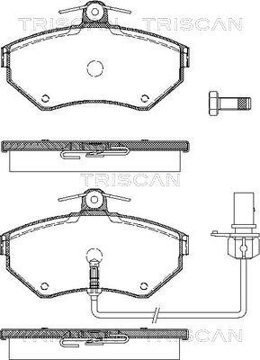 Triscan 8110 29030 - Тормозные колодки, дисковые, комплект autospares.lv