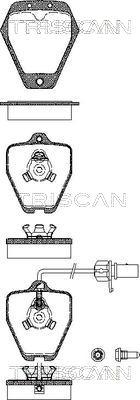 Triscan 8110 29031 - Тормозные колодки, дисковые, комплект autospares.lv