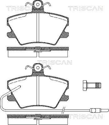 Remsa 2241.02 - Тормозные колодки, дисковые, комплект autospares.lv