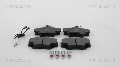 Triscan 8110 25027 - Тормозные колодки, дисковые, комплект autospares.lv