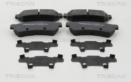 Triscan 8110 21014 - Тормозные колодки, дисковые, комплект autospares.lv