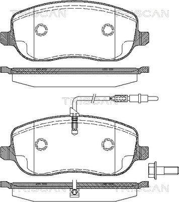 Frigair PA00086 - Тормозные колодки, дисковые, комплект autospares.lv