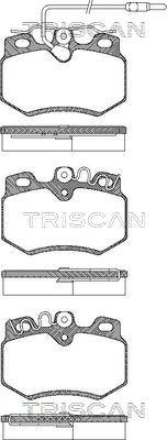 Triscan 8110 28850 - Тормозные колодки, дисковые, комплект autospares.lv