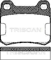 Triscan 8110 23995 - Тормозные колодки, дисковые, комплект autospares.lv