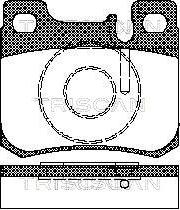 Triscan 8110 23006 - Тормозные колодки, дисковые, комплект autospares.lv