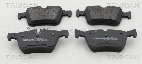 Triscan 8110 23080 - Тормозные колодки, дисковые, комплект autospares.lv