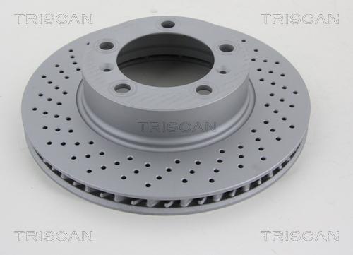 Triscan 8120 101051C - Тормозной диск autospares.lv