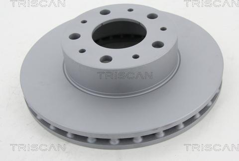 Triscan 8120 101005C - Тормозной диск autospares.lv