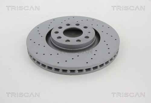 Triscan 8120 291007C - Тормозной диск autospares.lv