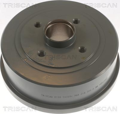 Triscan 8120 24209C - Тормозной барабан autospares.lv