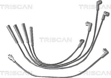 Triscan 8860 4060 - Комплект проводов зажигания autospares.lv