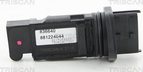 Triscan 8812 24044 - Датчик потока, массы воздуха autospares.lv