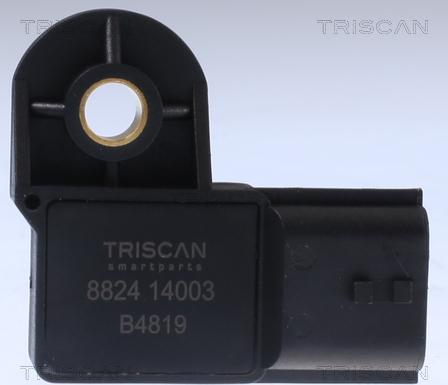 Triscan 8824 14003 - Датчик, давление во впускной трубе autospares.lv