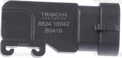 Triscan 8824 10042 - Датчик, давление во впускной трубе autospares.lv