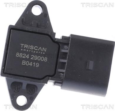 Triscan 8824 29008 - Датчик, давление во впускной трубе autospares.lv