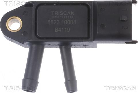 Triscan 8823 10008 - Датчик, давление выхлопных газов autospares.lv