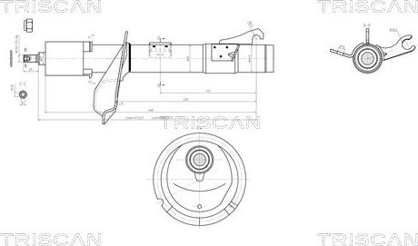 Triscan 8705 16102 - Амортизатор autospares.lv