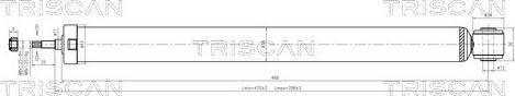 Triscan 8705 16203 - Амортизатор autospares.lv