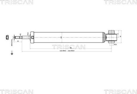 Triscan 8705 29208 - Амортизатор autospares.lv