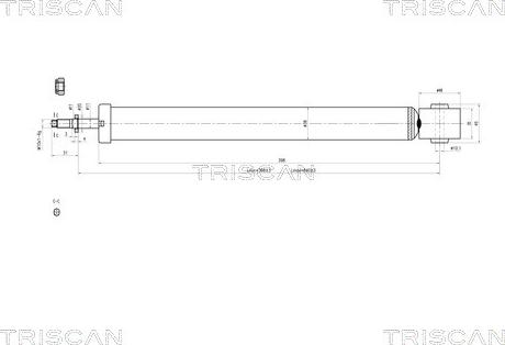 Triscan 8705 29203 - Амортизатор autospares.lv