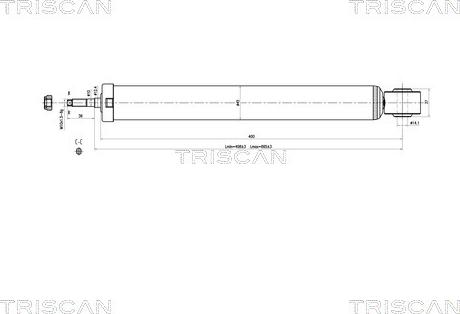 Triscan 8705 29207 - Амортизатор autospares.lv