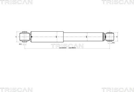 Triscan 8705 24202 - Амортизатор autospares.lv