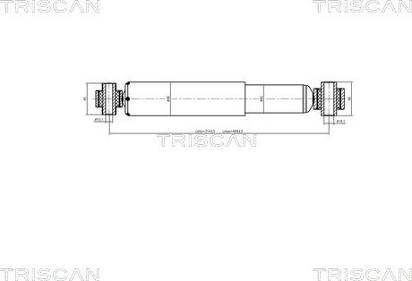 Triscan 8705 28205 - Амортизатор autospares.lv