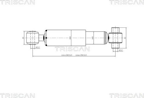 Triscan 8705 28203 - Амортизатор autospares.lv