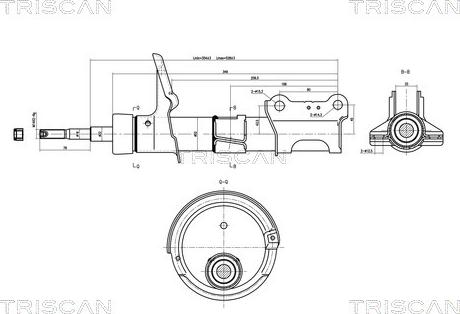 Triscan 8705 27101 - Амортизатор autospares.lv