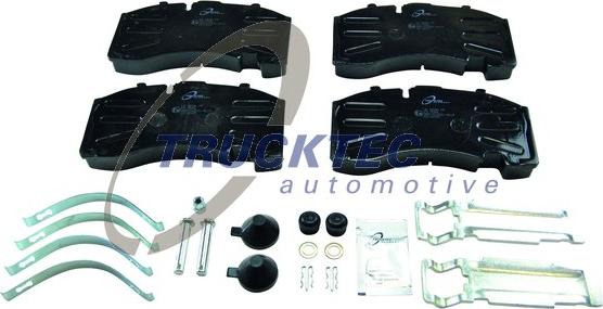 Trucktec Automotive 90.35.011 - Тормозные колодки, дисковые, комплект autospares.lv