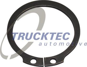 Trucktec Automotive 04.35.141 - Упорное кольцо, палец ролика тормозных колодок autospares.lv