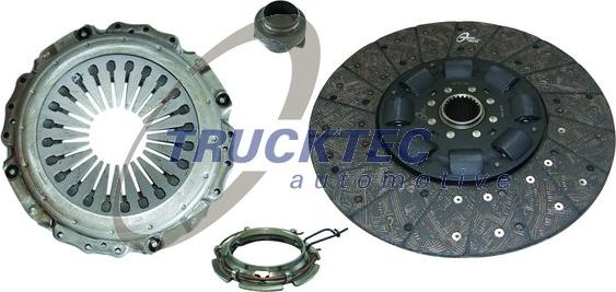 Trucktec Automotive 04.23.024 - Комплект сцепления autospares.lv