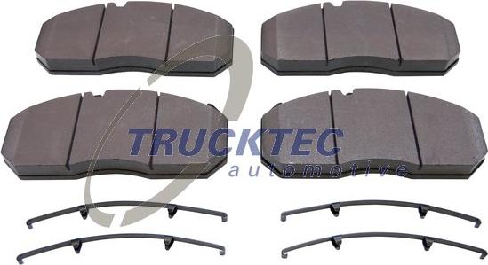 Trucktec Automotive 05.35.020 - Тормозные колодки, дисковые, комплект autospares.lv
