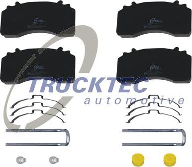 Trucktec Automotive 05.35.071 - Тормозные колодки, дисковые, комплект autospares.lv