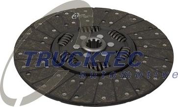 Trucktec Automotive 05.23.124 - Диск сцепления, фрикцион autospares.lv