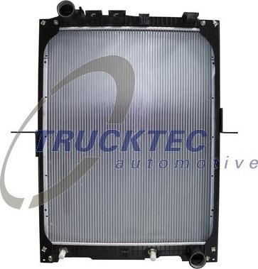 Trucktec Automotive 01.40.128 - Радиатор, охлаждение двигателя autospares.lv