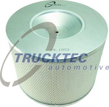 Trucktec Automotive 01.14.075 - Воздушный фильтр, двигатель autospares.lv