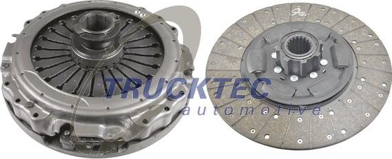 Trucktec Automotive 01.23.183 - Комплект сцепления autospares.lv