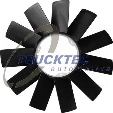 Trucktec Automotive 08.11.001 - Крыльчатка вентилятора, охлаждение двигателя autospares.lv